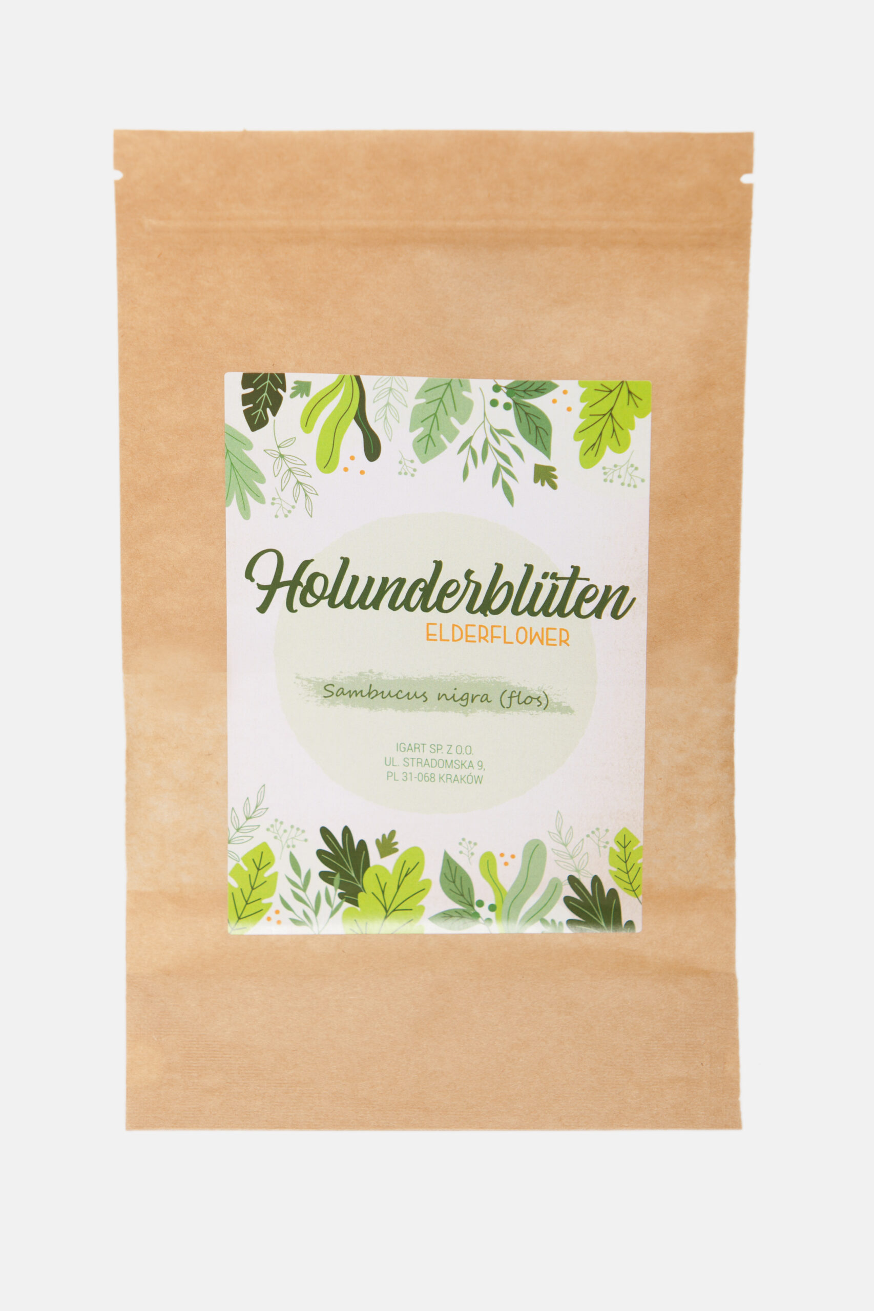 Holunderblüten geschnitten
