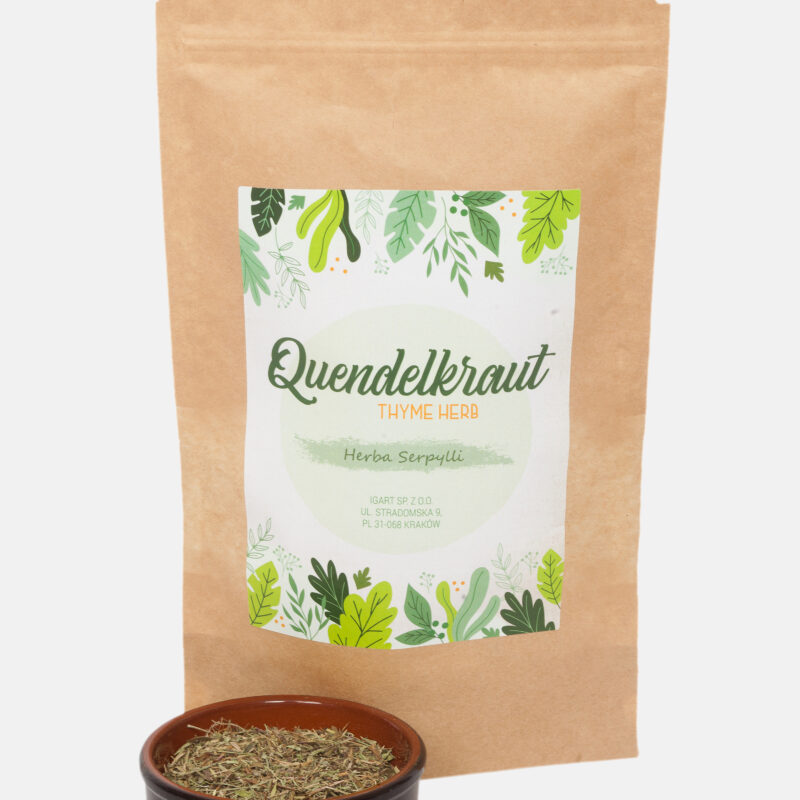 Quendalkraut geschnitten