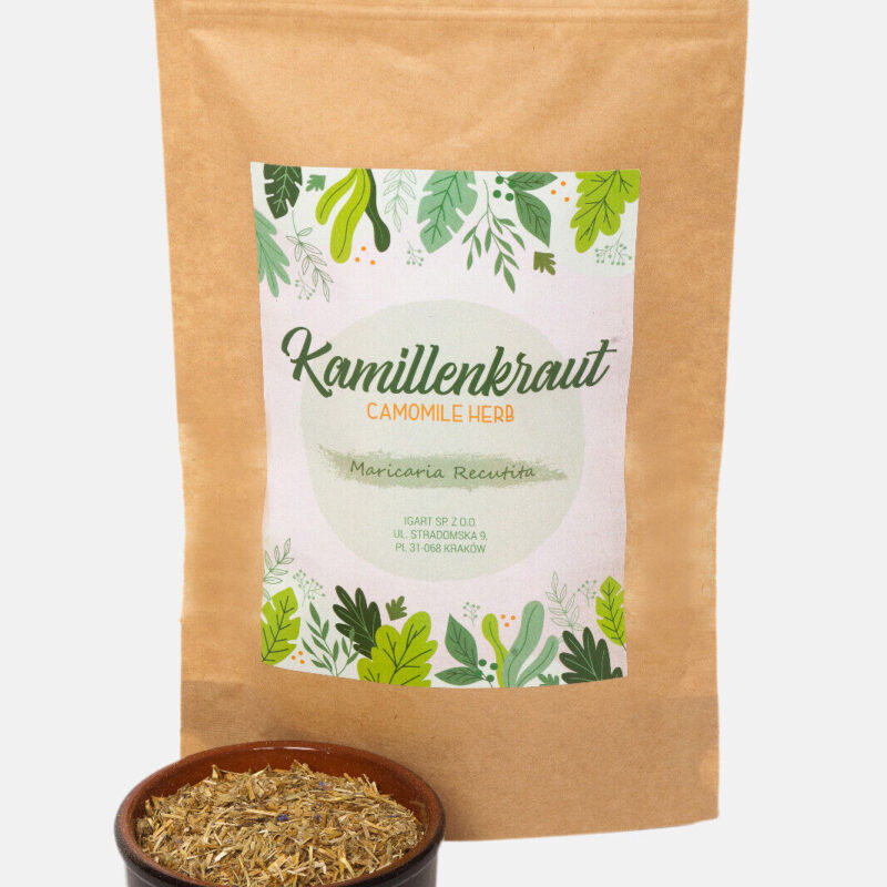 Kamillenkraut geschnitten