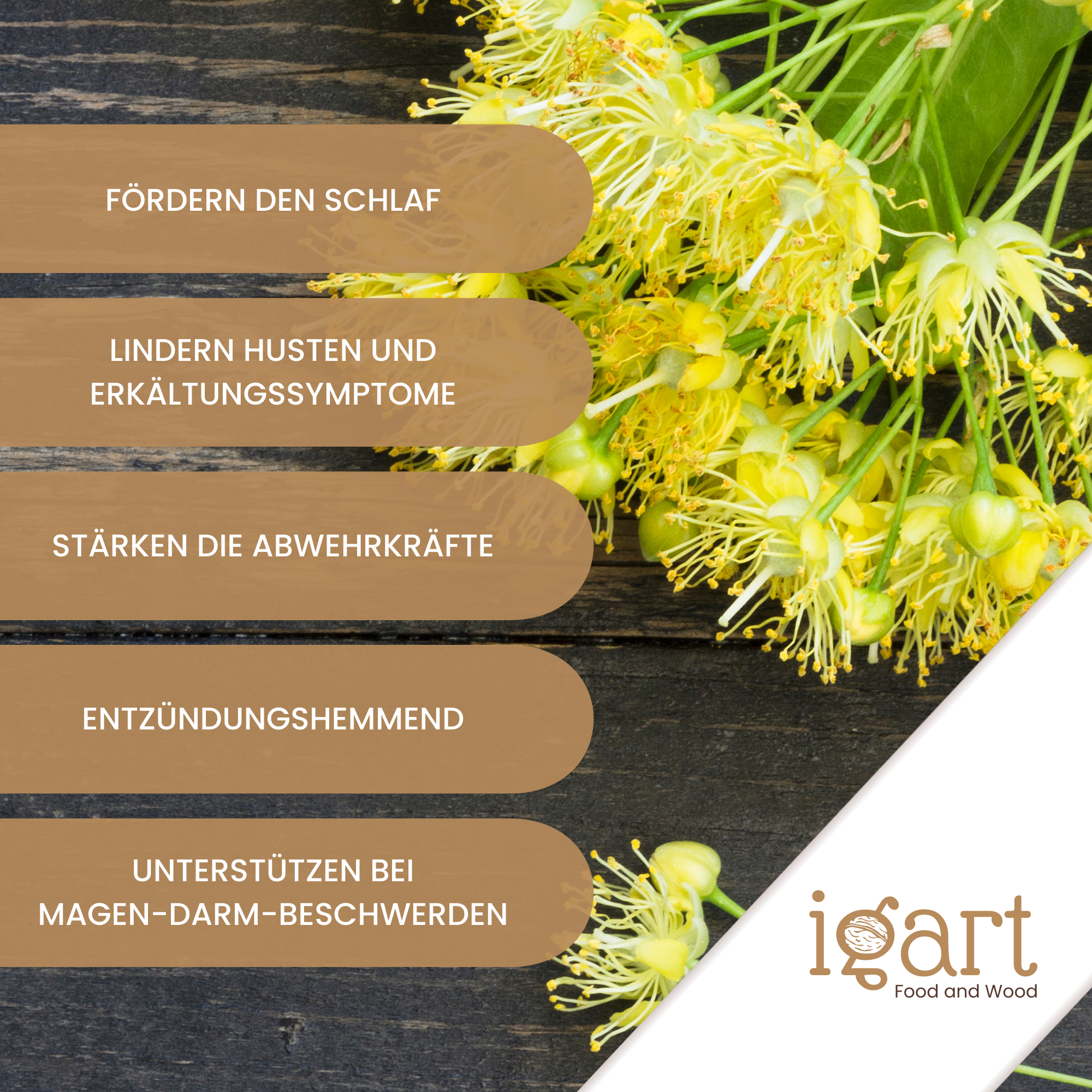 Lindenblüten geschnitten - obrazek 4