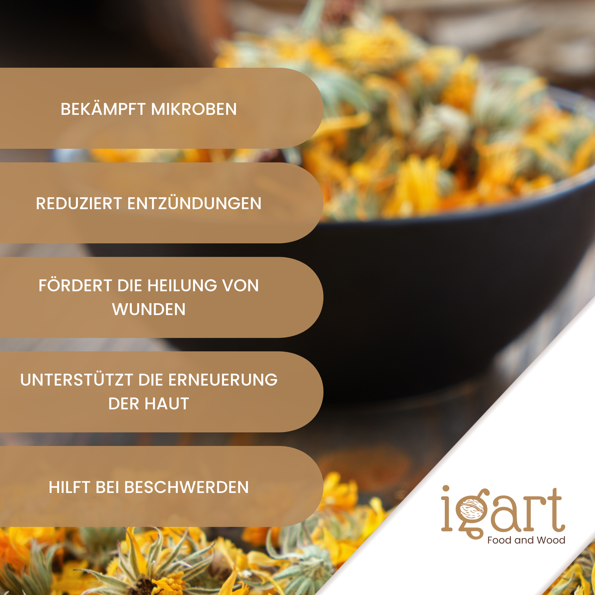 Ringelblumenblüten geschnitten - obrazek 5