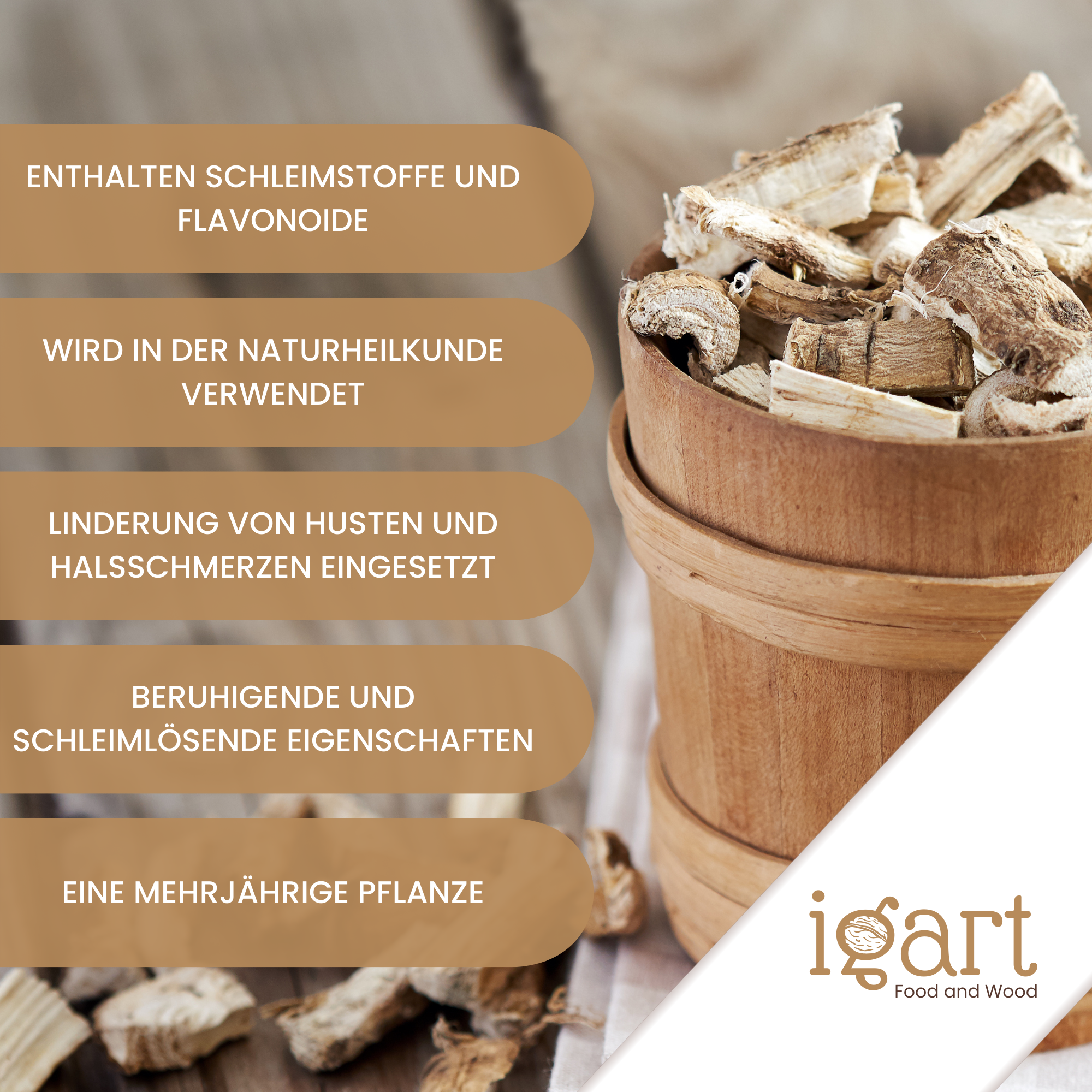 Eibischwurzel geschnitten - obrazek 5