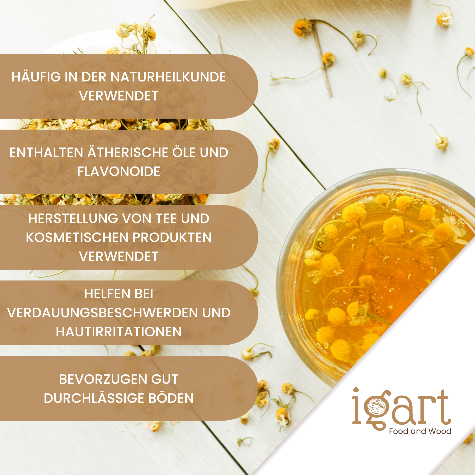 Kamillen Blüten getrocknet - obrazek 4