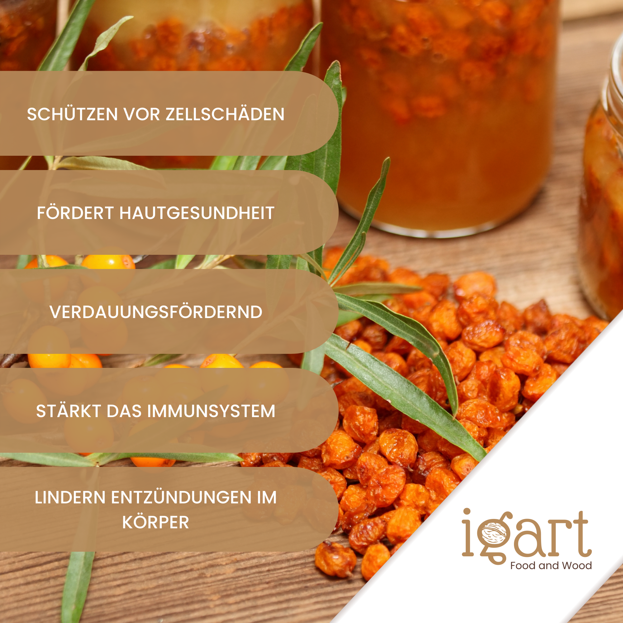 Sanddornbeeren getrocknet - obrazek 5