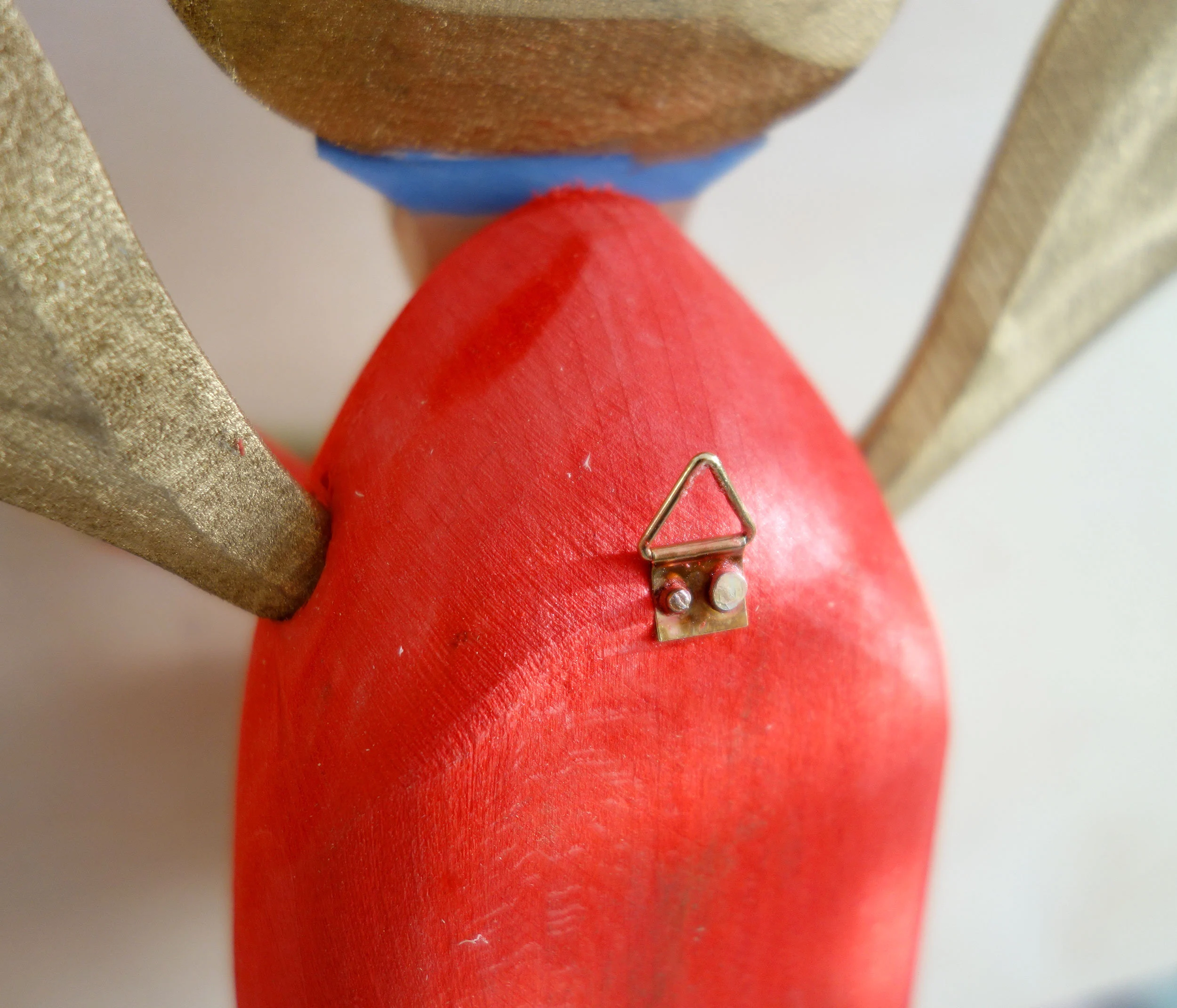 Engel mit Trommel Weihnachten oder Dekoration, Geschenk Engel aus Holz geschnitzt Holzskulptur - obrazek 9