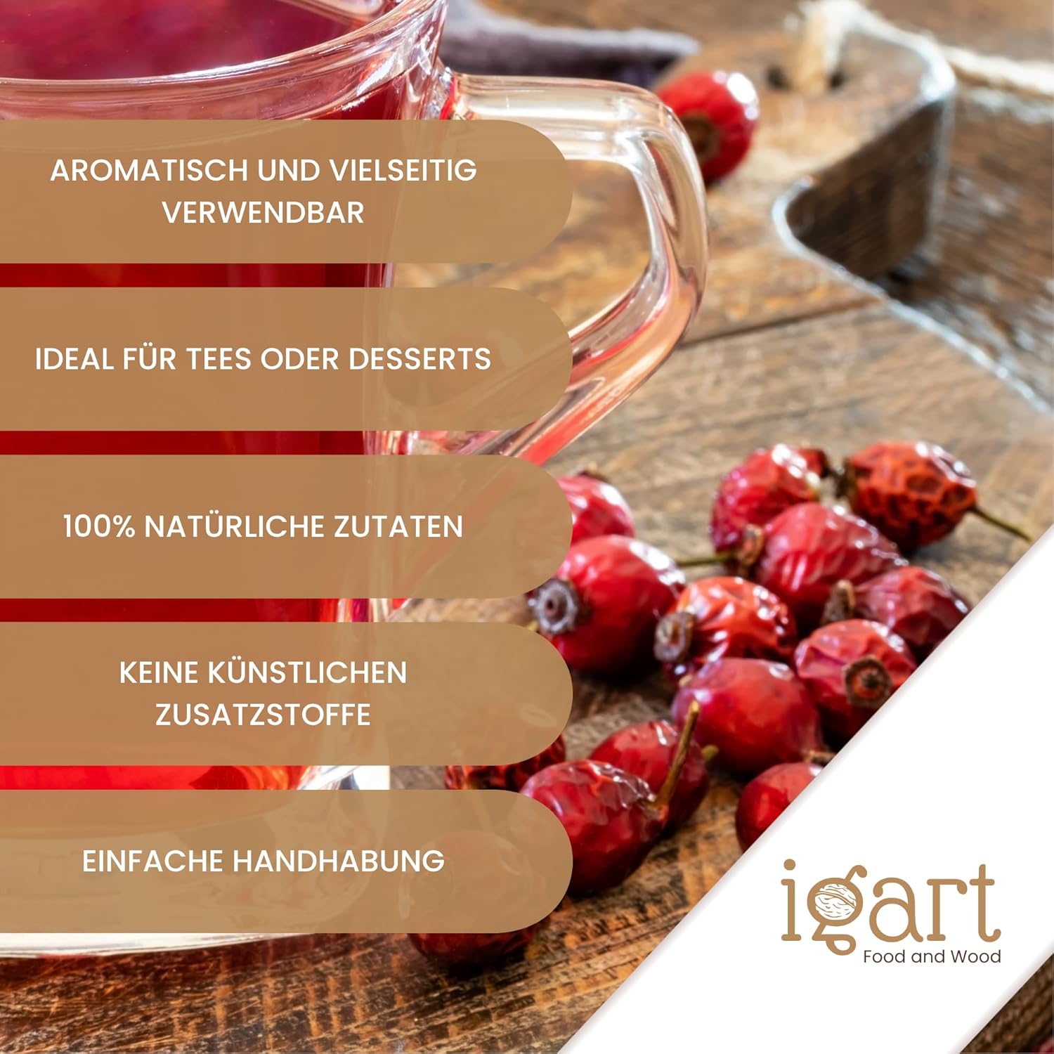 Hagebuttenschalen geschnitten - obrazek 4